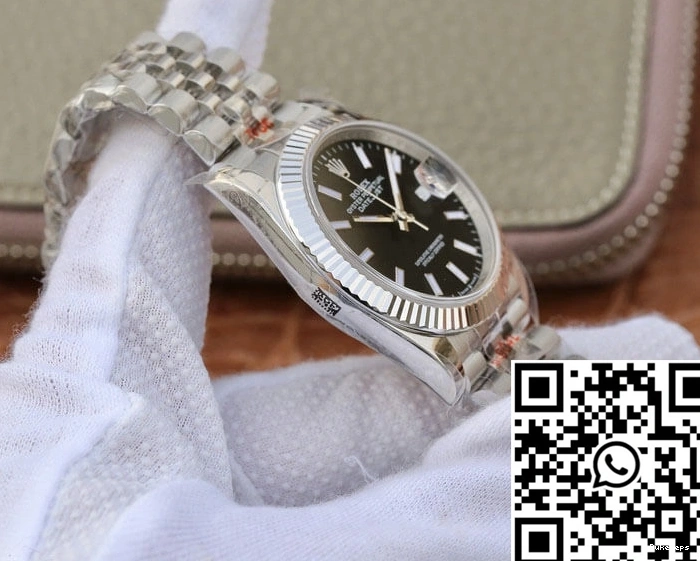 Datejust Black GM Factory Dial Rolex M126234-0015 0315